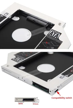 Originalni Oštrica Выталкиватель 2nd SSD HDD Tvrdi Disk Optički Caddie Okvir Adapter za Dell Latitude E6320 E6420 E6520 E6330 E6430 E6530