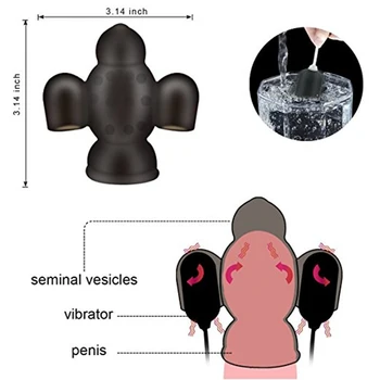 Penis Vibrira Produžni kabel Vibrator Krunica Stimulans Kašnjenja Vježbe Rukava Muški Masturbator Metak Vibrator Adult Sex Igračke za Muškarce