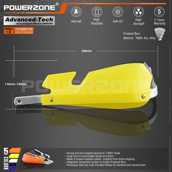 Powerzone PZ-Motect Rukavice Za Honda, KTM ADV EXC endurohus/TE CRF WRF DRZ KLX Moto Bike ATV Volan