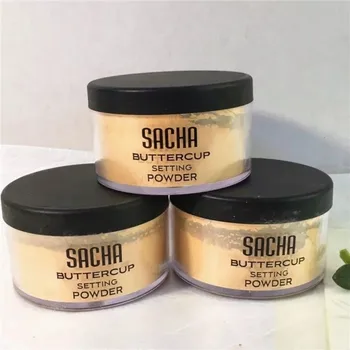 Puder Sacha Buttercup Setting Powder Proziran puder za lice za crtanje osnove ispod šminke ili консилера Рассыпчатая u prahu