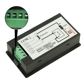 PZEM 0-100A 4 u 1 Monitor Potrošnje električne Energije Dc LCD digitalni Voltmetar Ac Ampermetar Snaga Energije Multimetar Ploča Tester Metar