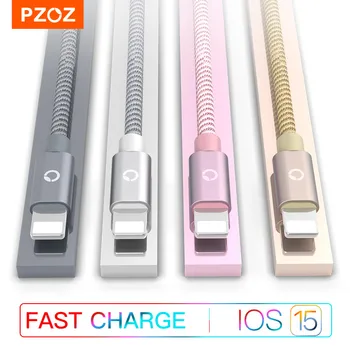 PZOZ Za iPhone 11 12 13 Pro X Xs Xr Max XR 8 Plus 5 SE Kabel iPad 2021 Punjač usb kabel 2.4 A Brzo Punjenje Mobilnog telefona