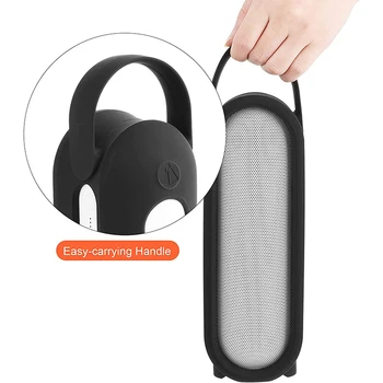 Silikonska torbica za nošenje ZOPRORE Travel za Beats Pill + Bežični Bluetooth zvučnik - Zaštitna torbica s ručkom i postoljem