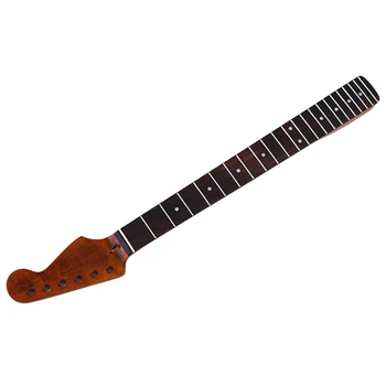 ST električna gitara Vrat Kanada Javor Smeđa Visoka Sjajni ST Vrat Pipdog Rosewood Fretboard, 22 Lada Vrat za električnu gitaru