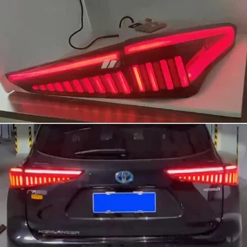 Stražnji Trčanje svjetlo + Kočnica + Lampa za vožnju unazad + žmigavac Auto Stražnje Led Svjetlo Stražnje Svjetlo Za Toyota Highlander XLE XSE 2021 2022