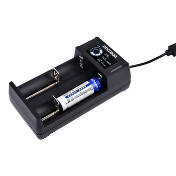 SUNYIMA 2 Utora 18650 Punjač Smart LCD 3,7 U Pražnjenje Punjenje Za Litij-ionski punjač Ni-NH Ni-Cd AA AAA Punjač S USB ulazom