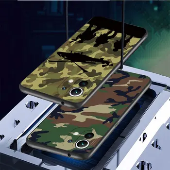 Torbica za Samsung Galaxy M30s M51 M52 M23 M31 M32 M33 5G M22 M12 M13 M11 Ljuska Kamuflaža Maskirne vojne Army Silikon