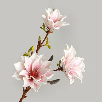 Trenutno Dodir Magnolije Umjetno Cvijeće 2022 Nova Velika Jesenski Grana Magnolije Lažni Cvijet Vjenčanje Ukras Kuće