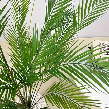 Tropska Umjetna Palma Velika Lažna Grančica Biljke Pravi Dodir Dlan Lišće Plastični Monstera za Kućni Ured Dekor