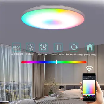 Tuya Wifi Pametan Stropni Lampa 36 W RGB + C + W LED Plafondlamp APLIKACIJU za Glasovno Upravljanje Alexa Svjetla Za Uređenje Dnevnog boravka i Spavaće sobe