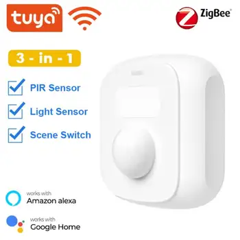 Tuya Wifi, Zigbee Mini Senzor Pokreta Ljudskog Tijela PIR SA Senzorom uključivanje Funkcija Scene je Pametna Život Osnovna Sigurnost