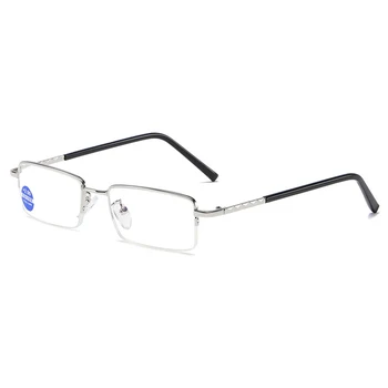 Ultra metalne полукадровые naočale za čitanje s диоптрийным premazom Protiv plave svjetlosti +1.0 +1.5 +2.0 +2.5 +3.0 +3.5 +4.0 Naočale za Dalekovidost