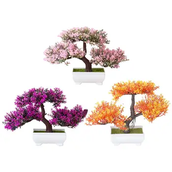 Umjetna Bonsai drvo, Umjetne Ukras za biljke, spavaće sobe Umjetne Biljke u saksiji, Japanski Bor za desktop, Zen-vrt, Kućni Dekor