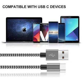 USB kabel Type C Za Samsung Note 9 S10 Huawei Kabel za punjenje Xiaomi Note 6 7 USB C Kabel za prijenos podataka Type-C