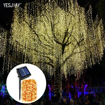 Vanjski Solarni Gudački Lampa Vodootporan Vrt Nevjerojatan Svjetla s 8 Načina Rasvjeta za Vrt Drvca, Božićni Svadbena Dekoracija za Zurke
