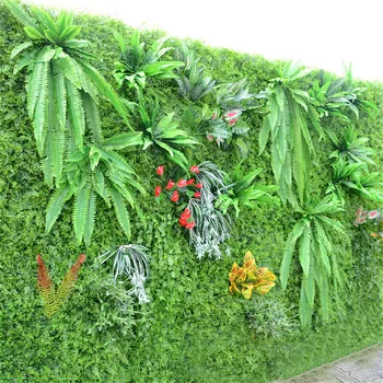 Viseće Biljke Umjetna Zelje Viseći Paprat Biljni Biljke Zeleni Zid Biljka Umjetna Svila Živica Biljke Velike
