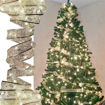 Vjenčanje Božićne Dekoracije Led Trake Svjetla Božićno Drvce Ukrasima DIY Gudačkih Svjetla Navidad Home Dekor Nova Godina