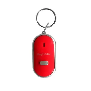 Vruće! Smart Key Finder Anti-izgubljene Senzori Zvižduka Privjesak Za Ključeve Tracker LED S Локатором Хлопков Zvižduka