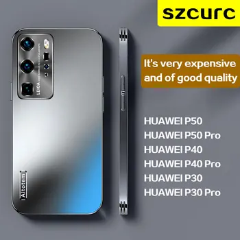 Za HUAWEI P50 Pro Torbica za telefon, novi ultra-tanki luksuzna torbica visoke kvalitete s točkama osjetljivima P40 P30, Mat zaštitna torbica za brušenje od pada
