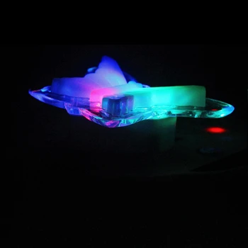 Zalijepljena led noćno svjetlo Kreativno Lampa u Obliku Leptira Romantična Utičnica Neonska Svjetla za Uređenje Dječje sobe