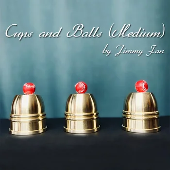 Šalice i kugli (srednja) i Jimmy Fana Trikove izbliza Iluzije Trikove Rekvizite Ментализм Pojavljivati/Nestaju Lopte Magija