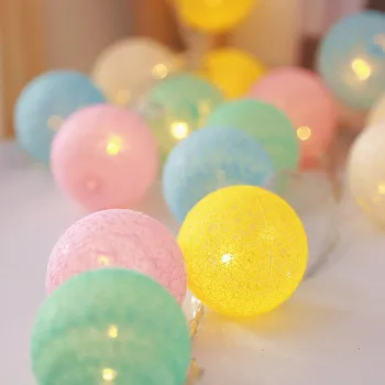 Гирлянда Gudačkih Svjetla 20 LED Pamučne loptice Nevjerojatan Svjetlosne Vijence za Odmor Božićni domjenak Vjenčanja Romantične Dekoracije Svjetla